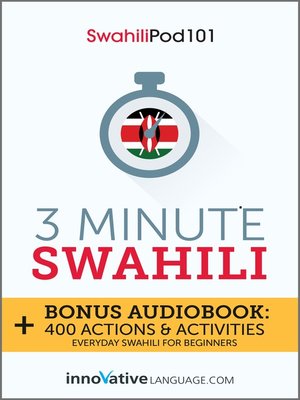 cover image of 3-Minute Swahili